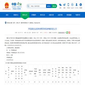 开阳县创业担保贷款财政贴息情况的公示